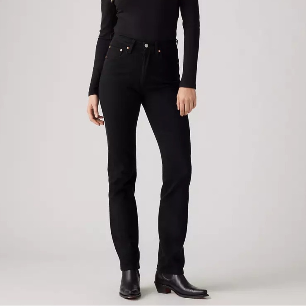 NWT Levi’s 501® ORIGINAL FIT WOMEN'S BLACK JEANS